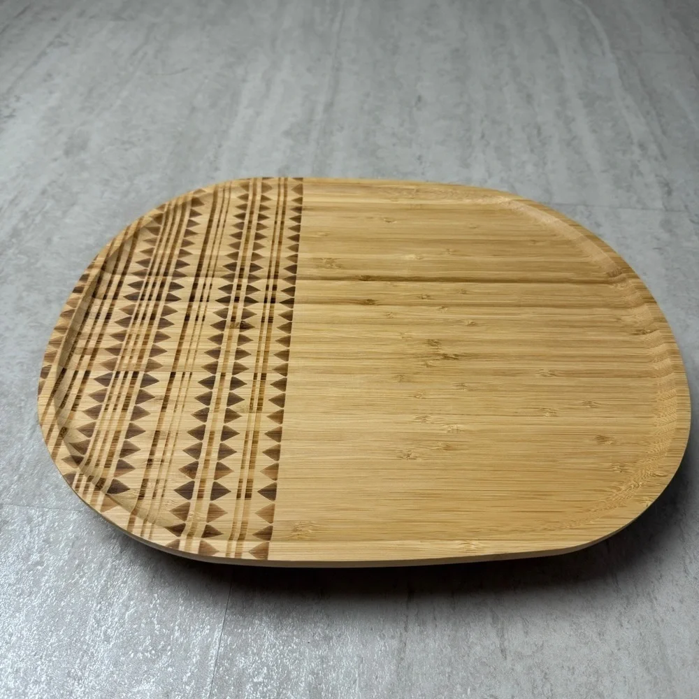 Gibson Home serving tray wooden serving platter